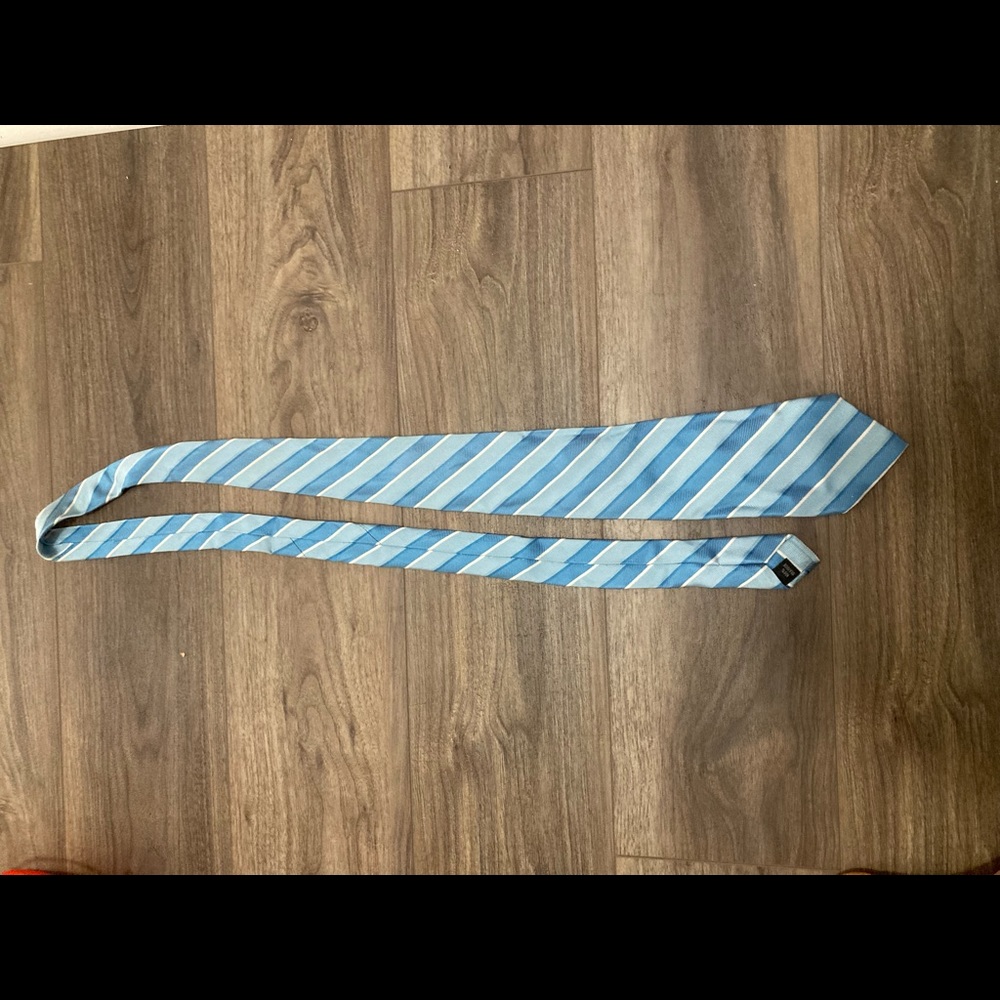 Men’s neck tie silk - blue